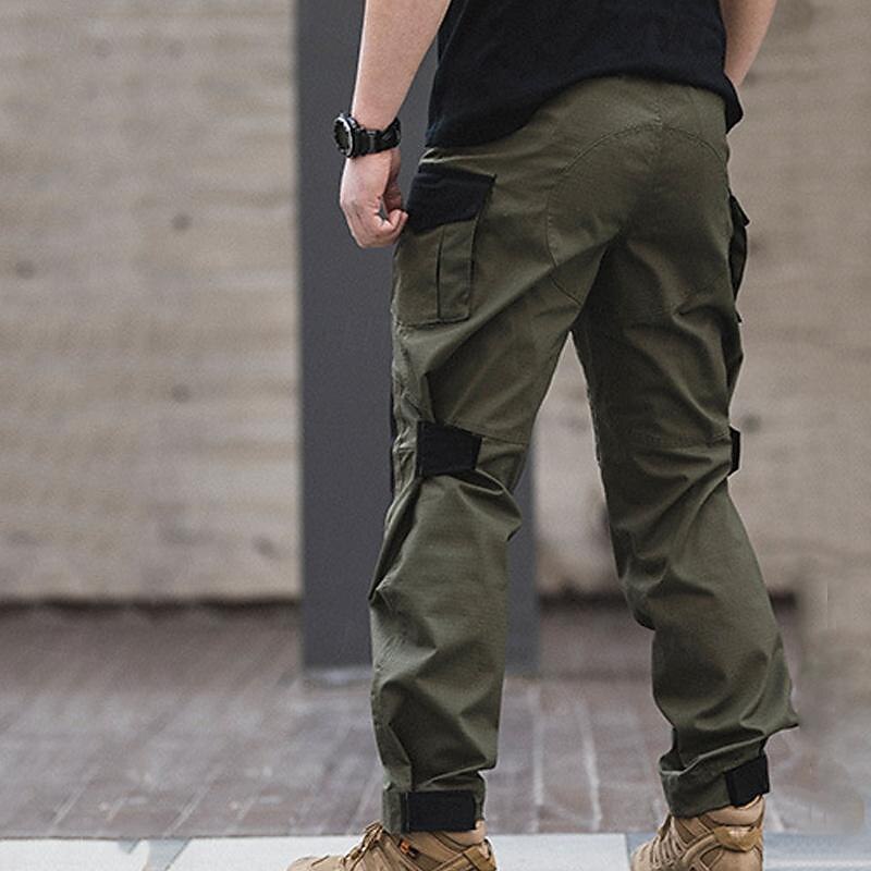 Men's Cargo Pants Hiking Pants Trousers Tactical Pants Military Patchwork Outdoor Regular Fit Waterproof Quick Dry Pants / Trousers Army Green Grey Hunting Climbing Camping / Hiking / Caving M L XL3