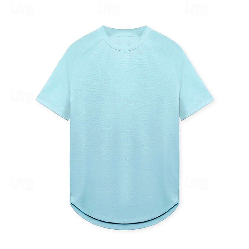 Men's Running T-Shirt Gym Shirt Short Sleeve Tee Tshirt Casual Athleisure Solid Colored Quick Dry Soft Breathable Gym Workout Walking Jogging Sportswear Activewear Dark Grey Black White2