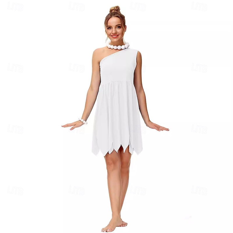 Wilma Halloween Dress Costume Flintstone Funny Costume Adults' Women's Masquerade Party / Evening Easy Halloween Costumes Dress Up