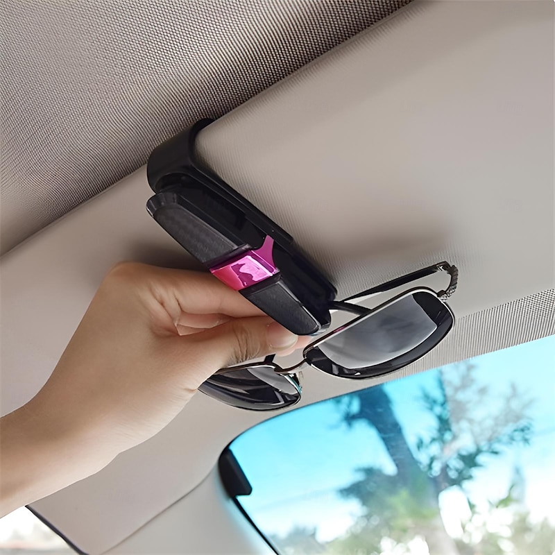 Sunglass Holder for Car Visor Premium Car Sunglasses Clip with 180-Degree Rotational Functionality4