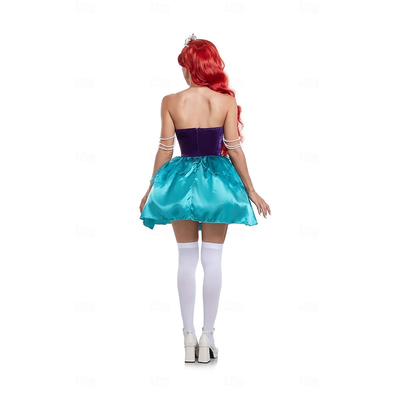 The Little Mermaid Princess Ariel Dress Costume Sexy Costume Dress Up Movie Cosplay for Women's Adults Masquerade Party / Evening Bachelorette Party2