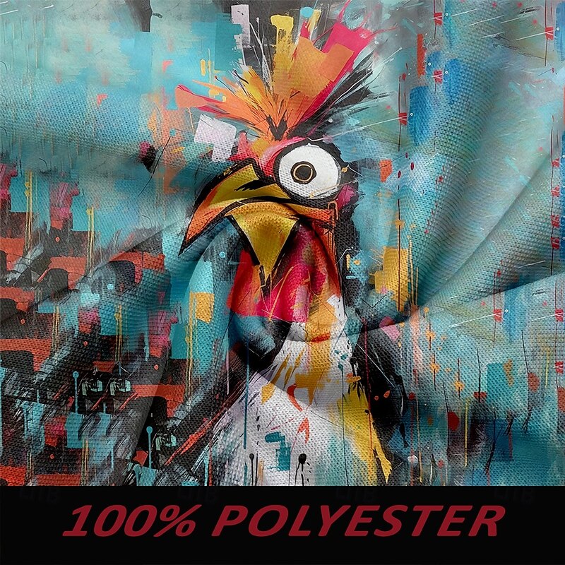 Men's Animal Funny Hoodie Hoodies Sweatshirt Fashion Long Sleeve Crew Neck Blue Fall Winter Designer3