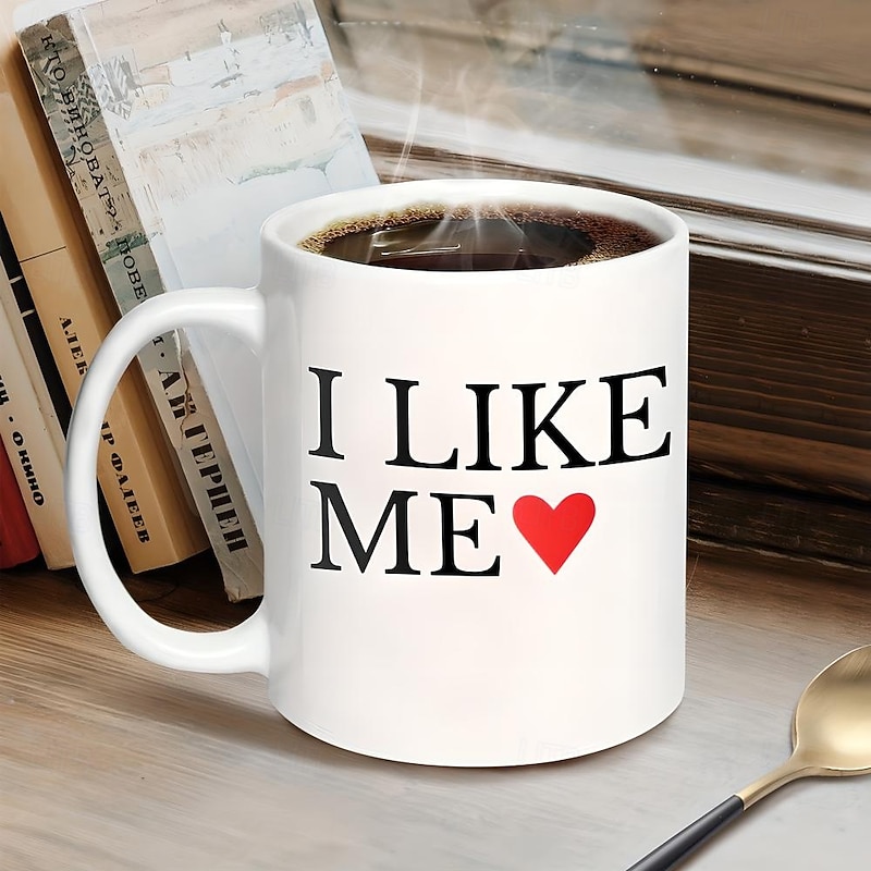 I Like Me Mug - Self-Love Coffee Cup with Inspirational Quote - Deadpool Movie Quote Mug - Positive Affirmation & Funny Gift4