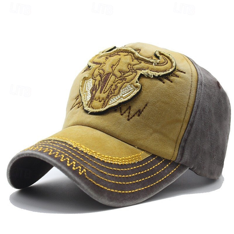 Baseball Cap Sun Hat Visor Patchwork Pattern Sunscreen Breathable Summer Men's Fishing Activity