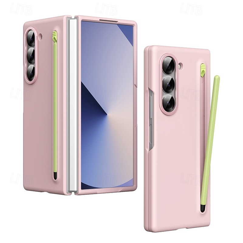 Phone Case For Samsung Galaxy Z Fold 7 Z Fold 6 Z Fold 5 Z Fold 4 Z Fold 3 Back Cover with Screen Protector with S Pen Shockproof Armor PC2