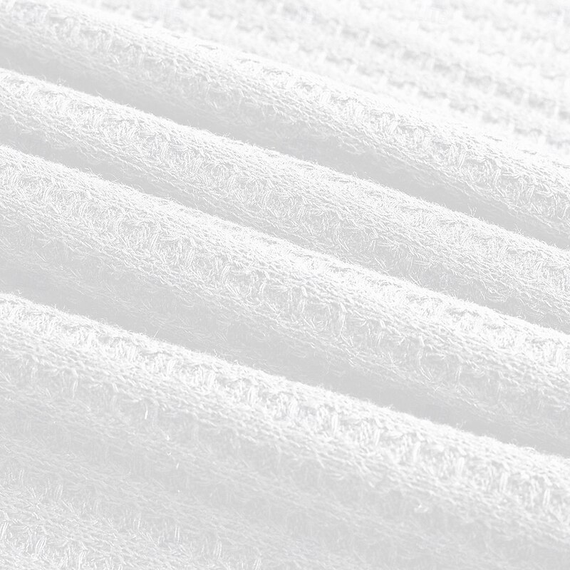 Men's Waffle Henley Shirt Tee Top Long Sleeve Shirt Solid Color V Neck Outdoor Casual Long Sleeve Patchwork Button Clothing Apparel Fashion Designer Comfortable3