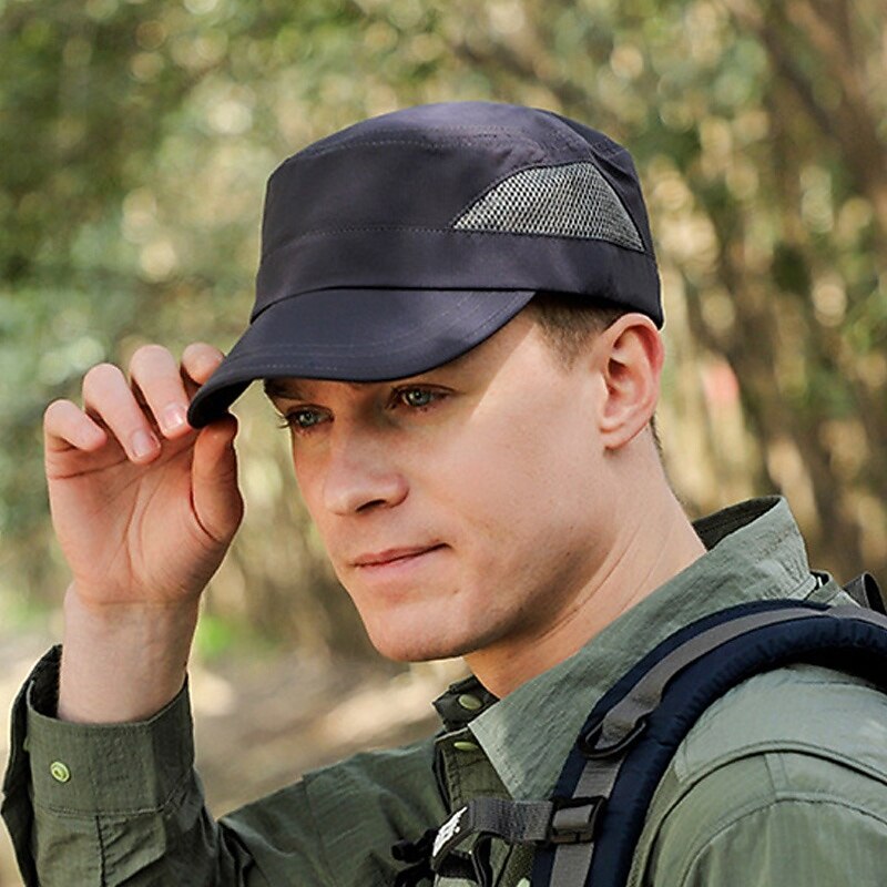 Baseball Cap Sun Hat Visor Sunscreen Breathable Summer Mesh Men's Fishing Activity