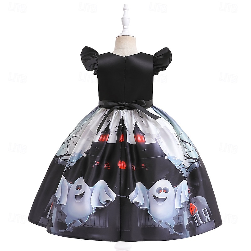 Witch Pumpkin Halloween Dress Costume Walpurgis Night Dress Up Kid's Women's Carnival Party / Evening Easy Halloween Costumes Dress Up4