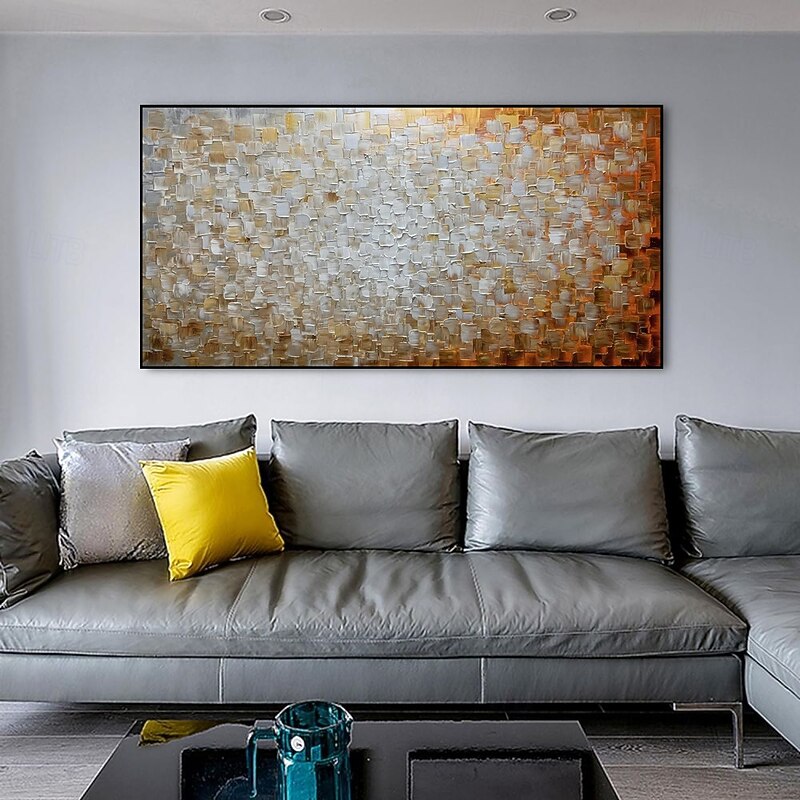 Handmade Oil Painting Canvas Wall Art Decoration Modern Abstract Texture  for Living Room Home Decor Rolled Frameless Unstretched Painting3