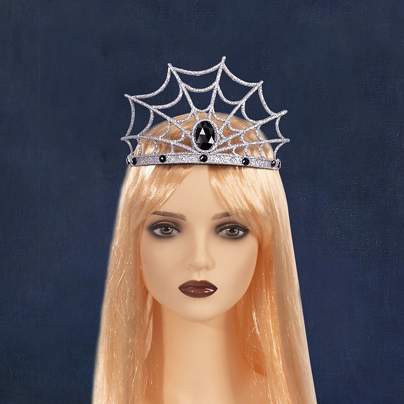 Queen Spider Web Halloween Tiara Sexy Costume Dress Up Adults' Women's Halloween Carnival Easy Halloween Costumes Dress Up2