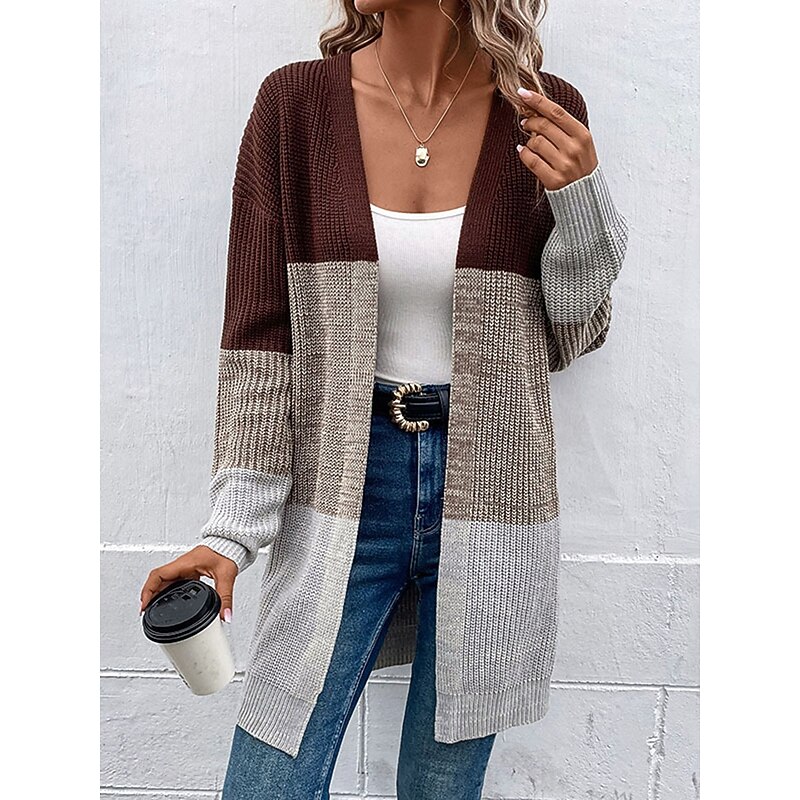 Women's Sweater Pullover Sweater Jumper Casual Sweater Casual Soft Geometric Ribbed V Neck Knitted Long Sleeve Regular Tops Knit Outdoor Daily Weekend Wine Red Fall Winter4