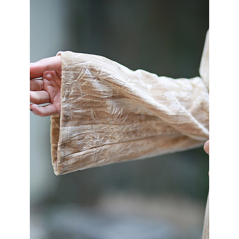 Medieval Dress Solid Color Fancy Dress Women's Celtic Viking Halloween Carnival Party / Evening Adults' Dress4