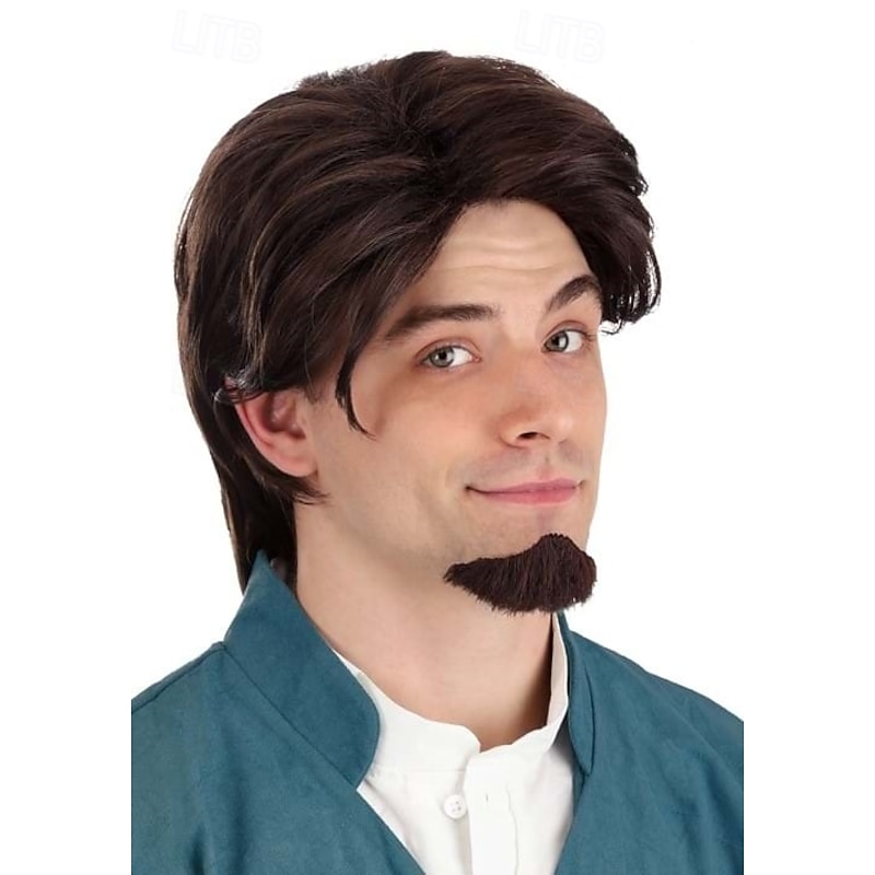 Tangled Flynn Rider Wig Halloween Cosplay Party Wigs