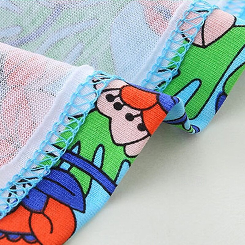 Easter Girls' 3D Flower Dress Short Sleeve Summer Vacation Daily Holiday Princess Beautiful Sweet Little Kids(4-7ys) 4-7 Years Casual Dress A Line Dress Knee-length Regular Fit4