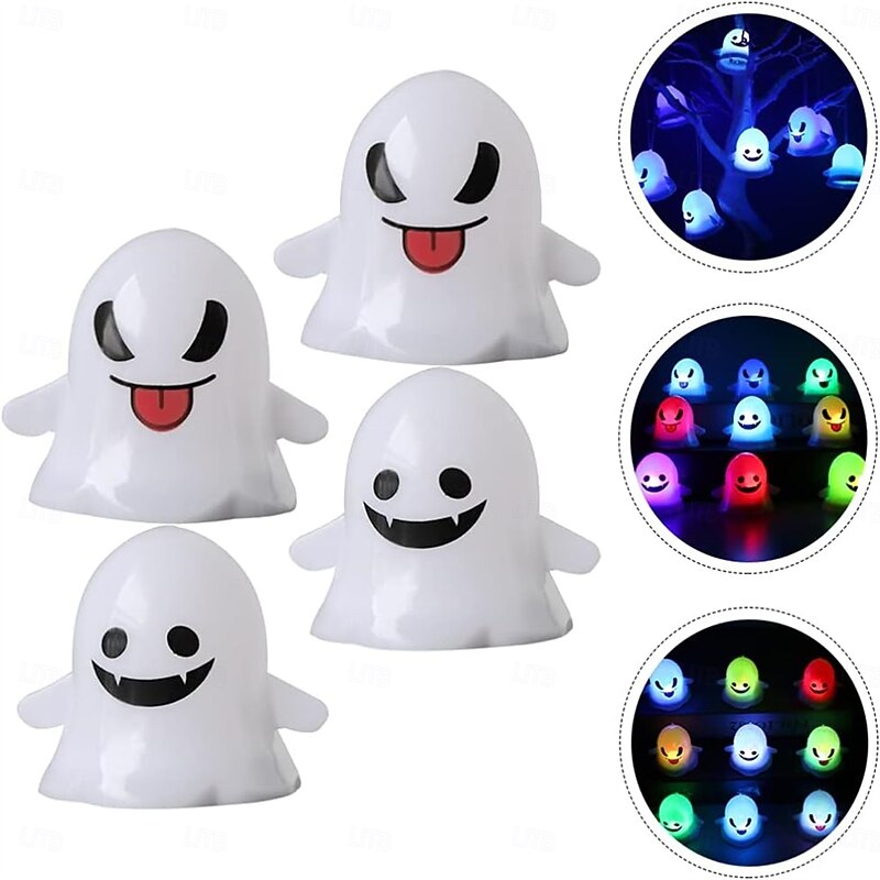 Halloween LED Ghost Lamp Party Horror Night Light Haunted House Scene Layout Lamp Theme Party Trick Ghost Halloween Decoration4