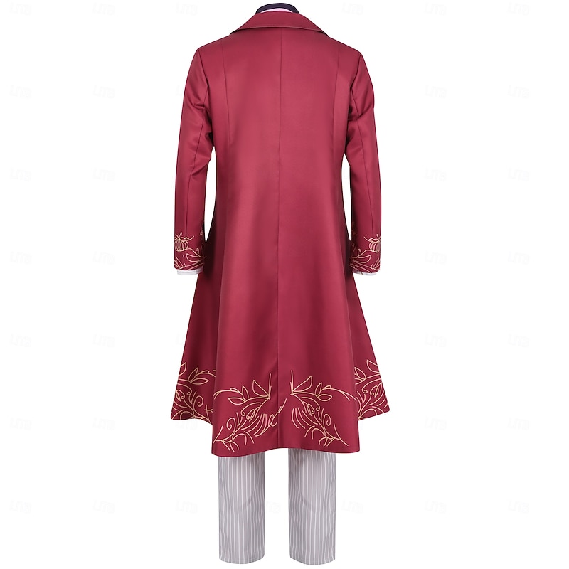 Charlie and the Chocolate Factory Wonka Willy Wonka Cosplay Costume Outfits Cosplay Movie Cosplay for Men's Adults' Carnival Masquerade Event / Party Masquerade3