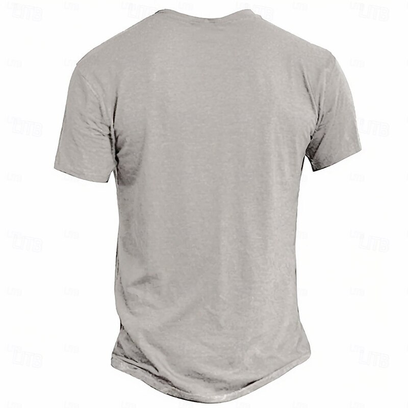 Men's T-Shirt, Live Weird Fake Your Death Opossum Graphic Short Sleeve Humor Lifestyle Tee2