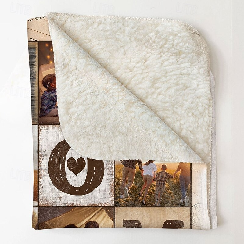 Customized Blanket Personalized Gifts Mom Is The World Personalized Blanket Customizable and Heartfelt Design Soft and Cozy Fabric for Celebrating Mom's Love and Warmth2