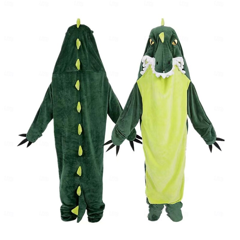 Couples Dinosaur Shark Halloween Group Family Costumes Kid's Adults' Unisex Funny Costume Party Home Wear Halloween Carnival Easy Halloween Costumes3