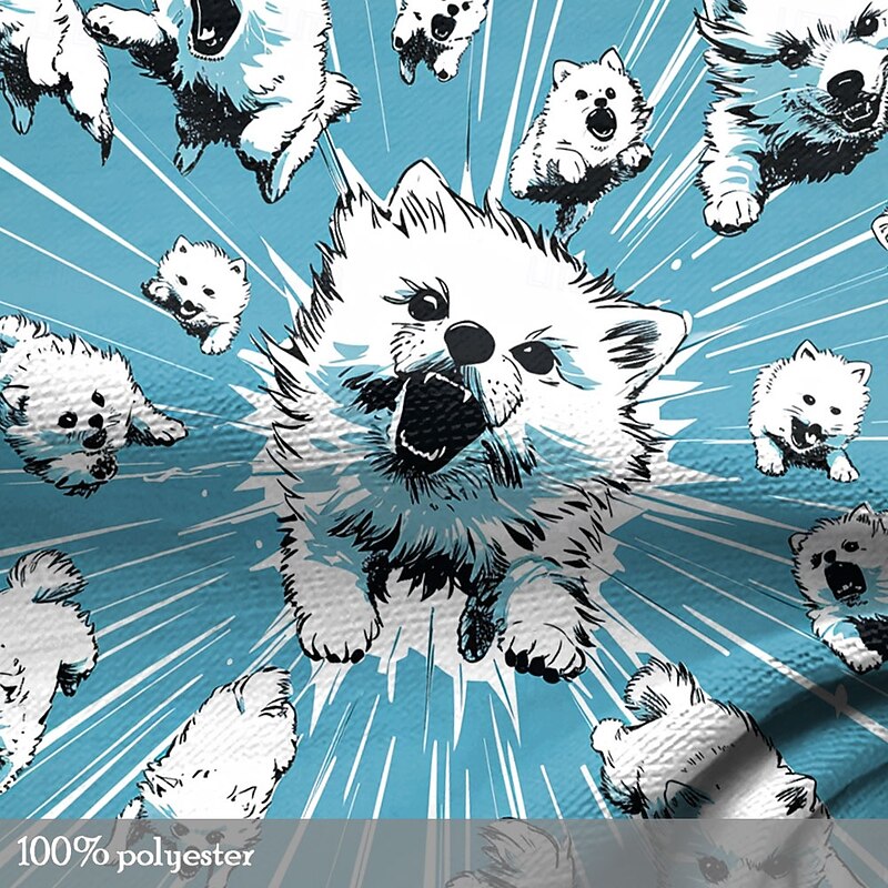 Men's Dog Funny T Shirt Long Sleeve T shirt 3D Print Crew Neck Shirt Designer Retro Vintage Street Casual Daily Blue Summer Spring Fall Clothing Apparel S M L XL XXL XXXL2