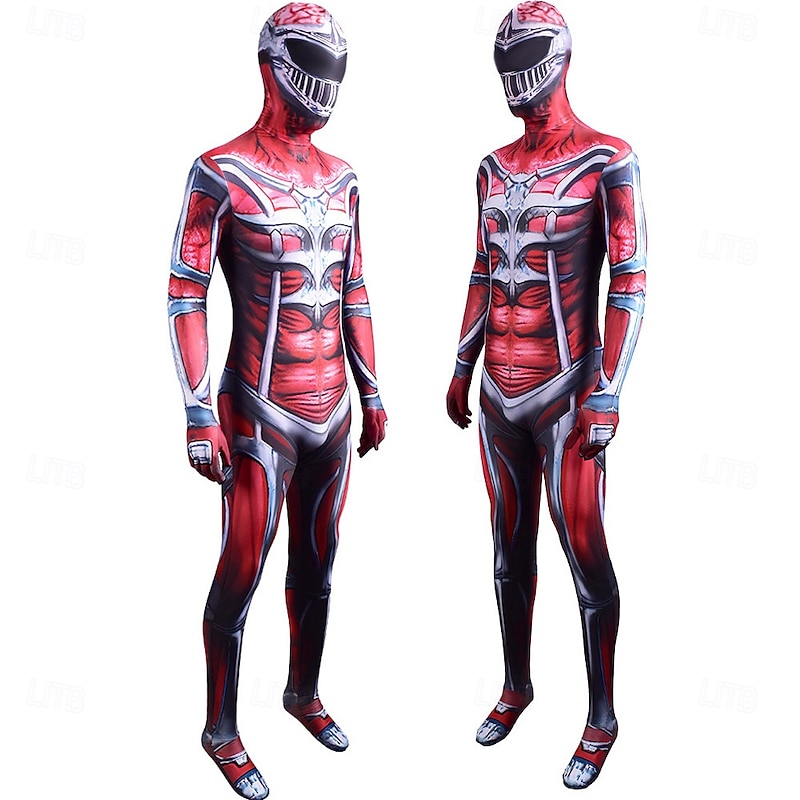 Mighty Morphin Power Rangers Lord Zedd Cosplay Costume Jumpsuit Cosplay Movie Cosplay for Men's Boys Girls' Kid's Adults' Carnival Masquerade Event / Party Masquerade3