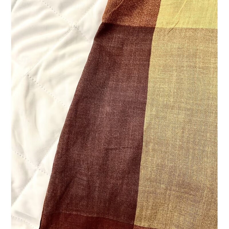 Women's Midi Dress Print Dress Plaid Basic Office Daily Weekend Print Long Sleeve Shirt Collar Dress Loose Fit Brown Spring Fall S M L XL XXL4