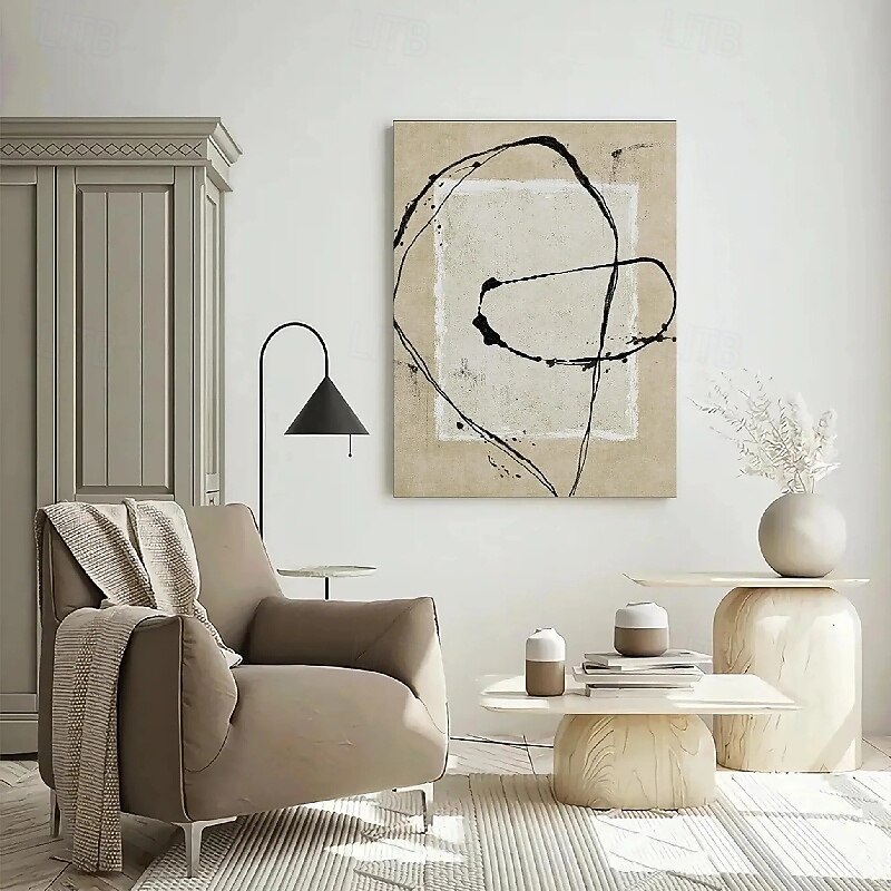 Abstract oil painting handmade Abstract Canvas Wall Art oil painting  Large modern Oil Painting on Canvas Modern White and Grey Minimalist Artwork oil painting for Bedroom Living Room Wall Art3