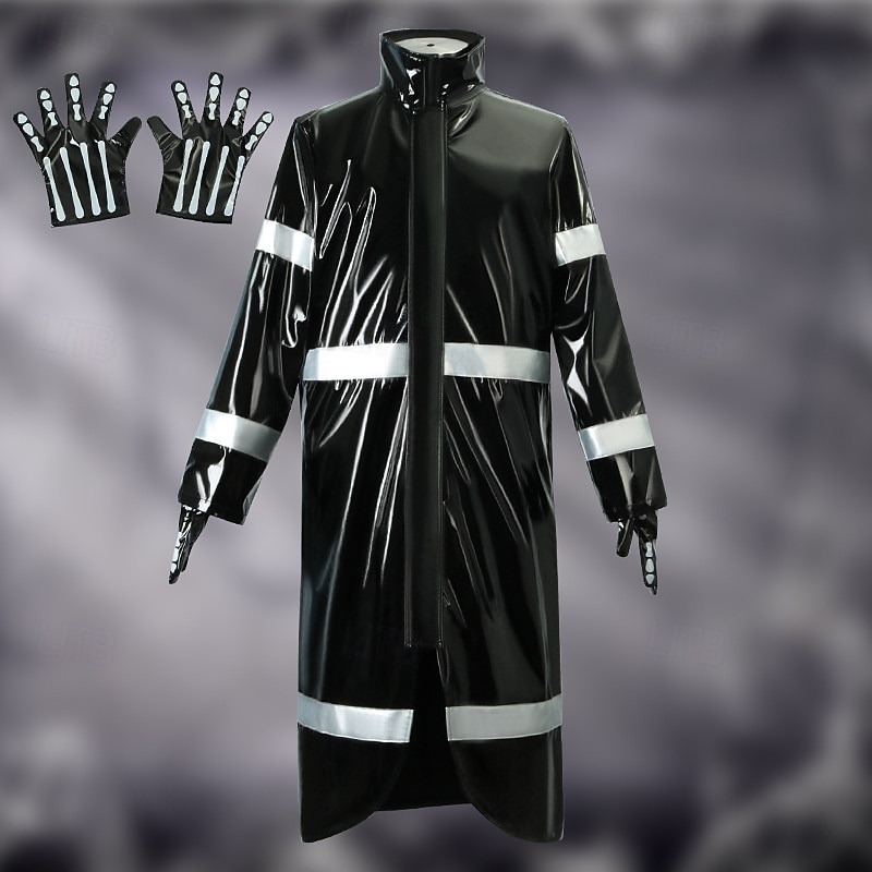 Coraline Wybie Lovat Coat Gloves Outfits Cosplay Movie Cosplay for Men's Adults' Masquerade Performance Masquerade