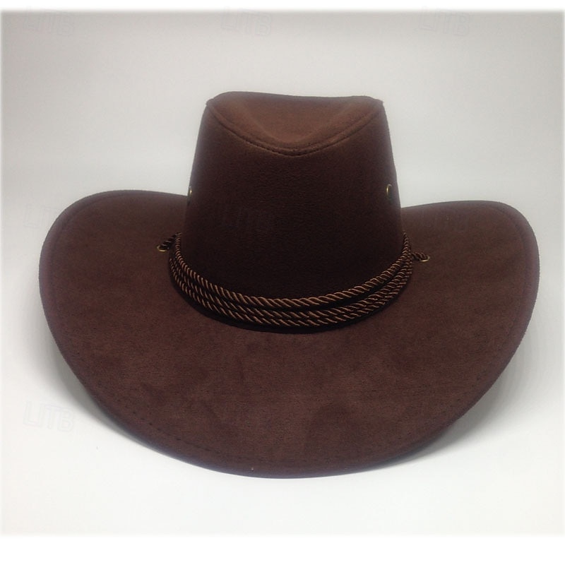 Hat Men Travel Sun Visor Wide Brim Casual Horse Riding Western Cowboy Hat Cap Summer Cowboy Hat Cap Cowboy Hat Cap Hat4