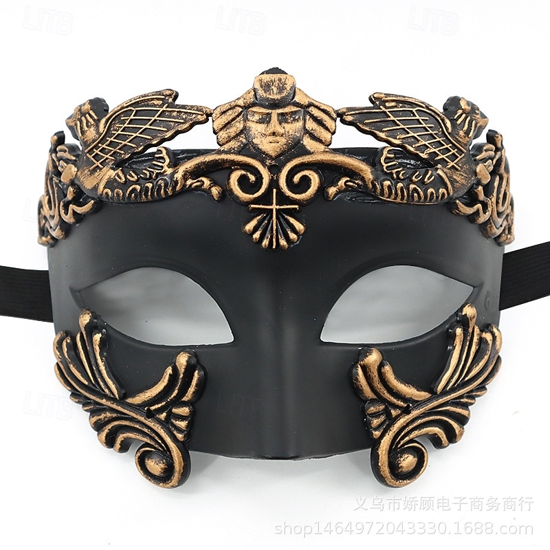 Greek Goddess Roman Halloween Mask Venetian Mask Carnival Mask Metal Finish Sexy Costume Adults' Women's Halloween Carnival Mardi Gras Party Masquerade Easy Halloween Costumes Dress Up4
