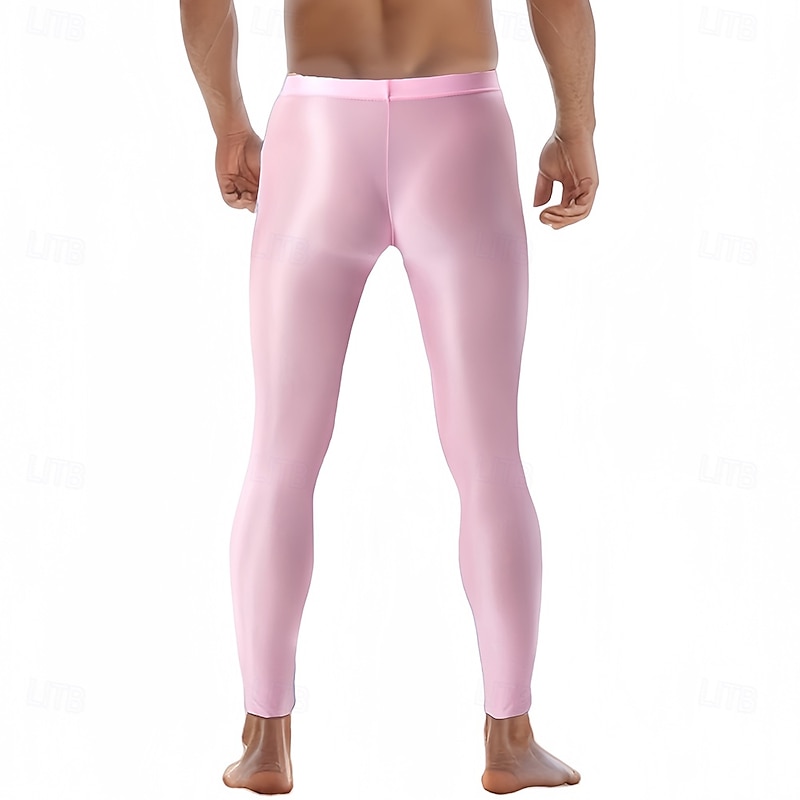 Dance Costumes Activewear Pole dance Pants Pure Color Men's Performance Training High Nylon4