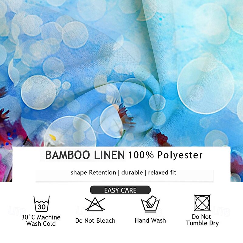 Men's Floral Beach Shirt Button Up Shirt Long Sleeve Hawaiian Vacation Daily Fall Winter Spring & Summer Collared Shirts 3D Print Blue Purple4