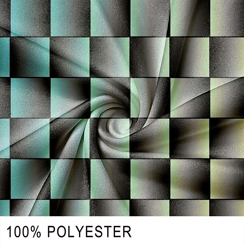 Men's Graphic Golf Shirt Short Sleeve Polo Shirts Collared Shirts Casual Vacation Wear Rave Wear Party Outfits Buttons 3D Print Summer Green2