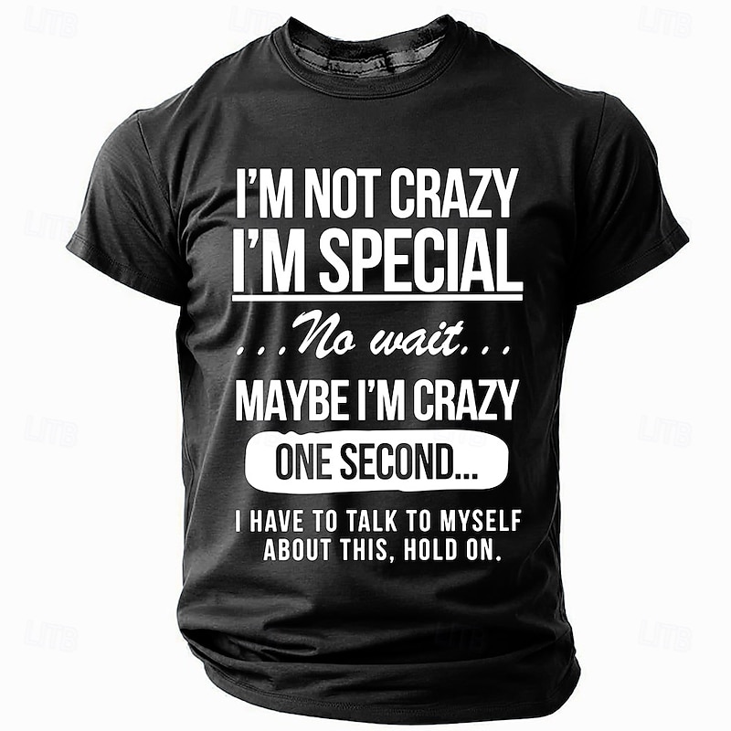 Men's Funny Slang T Shirt Short Sleeve T shirt 3D Print Crew Neck Shirt Fashion Athleisure Street Black Dark Green Dark Blue Summer Spring Clothing Apparel S M L XL XXL XXXL4