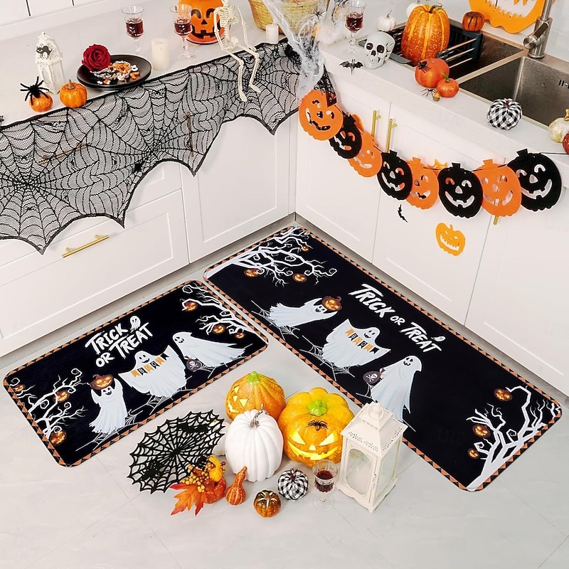 Halloween Decorations Area Rug Kitchen Rug Mat Non-Slip Oil Proof Floor Mat Livingroom Rug Indoor Outdoor Mat Bedroom Decor Bathroom Mat Entrance Rug Door Mat4