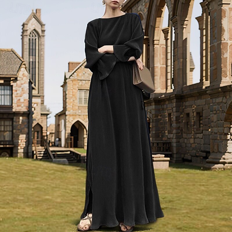 Elegant Dress Solid Color Fancy Dress Women's Halloween Carnival Party / Evening Adults' Dress2