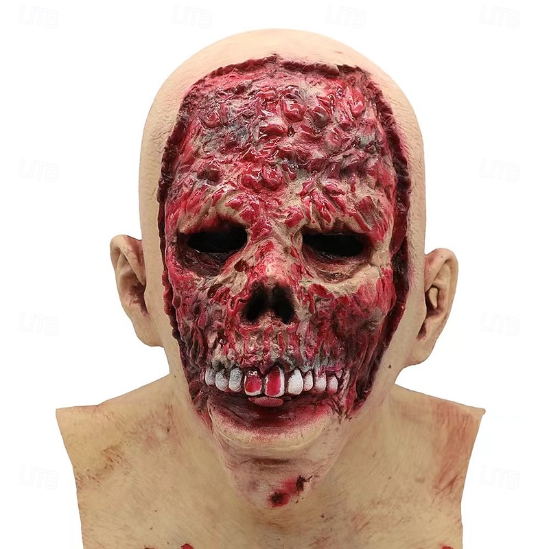 Zombie Halloween Mask Halloween Props Scary Costume Adults' Men's Women's Halloween Carnival Easy Halloween Costumes Dress Up