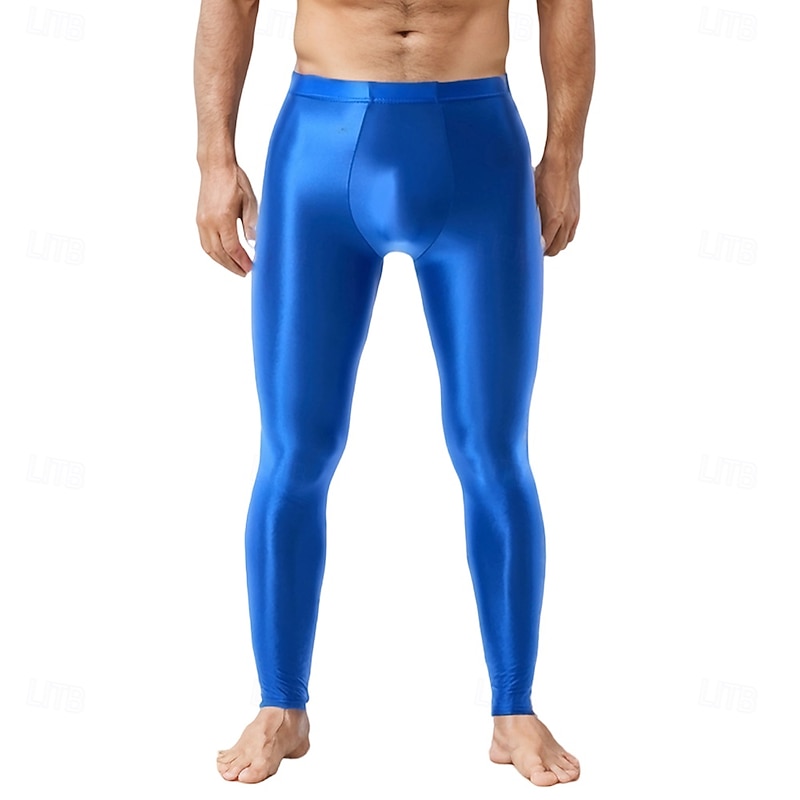 Dance Costumes Activewear Pole dance Pants Pure Color Men's Performance Training High Nylon