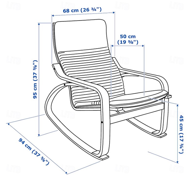 Chair Cushion Cover 100% Cotton without Pillow Floral Quilted Slipcovers POcover LITB PRIME cover4