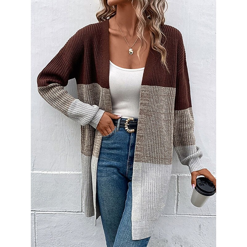 Women's Sweater Pullover Sweater Jumper Casual Sweater Casual Soft Geometric Ribbed V Neck Knitted Long Sleeve Regular Tops Knit Outdoor Daily Weekend Wine Red Fall Winter3