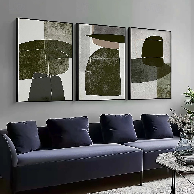 oil painting Handmade Abstract Large Green oil painting hand painted  Wall Art Beige oil painting handmade Large Green Minimalist artwork Wall Art paintings for bedroom decoration4