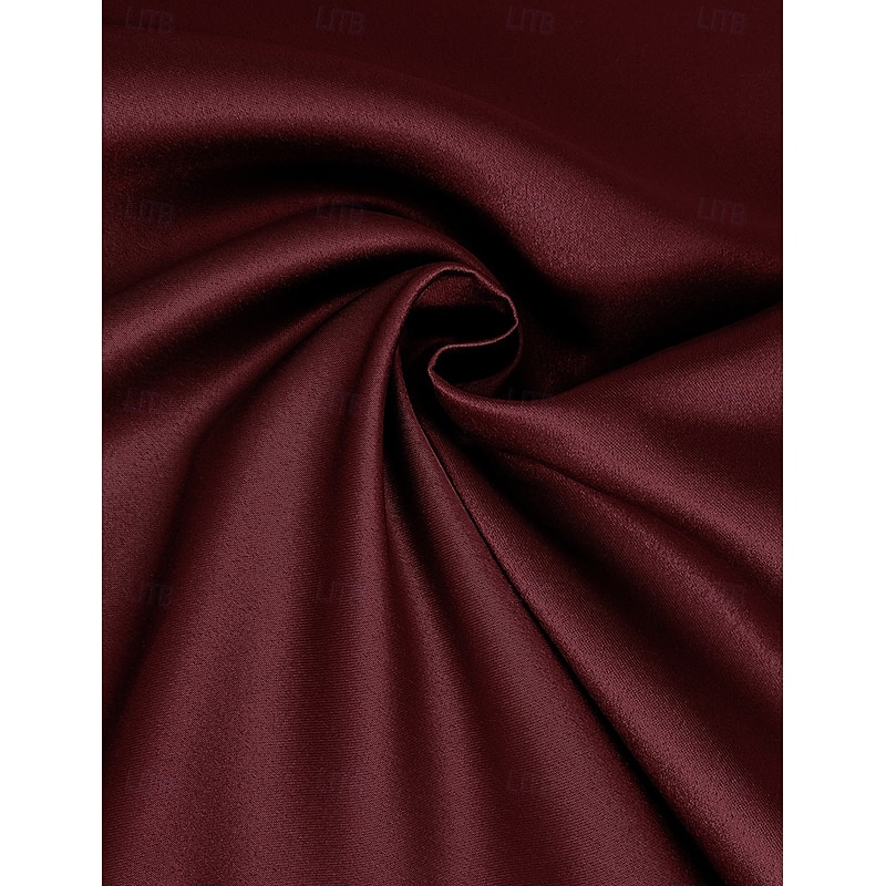 Men's Wedding Christmas Suits Burgundy Blue Daily Party Solid Colored Tailored Fit 3 Piece Single Breasted One-button3