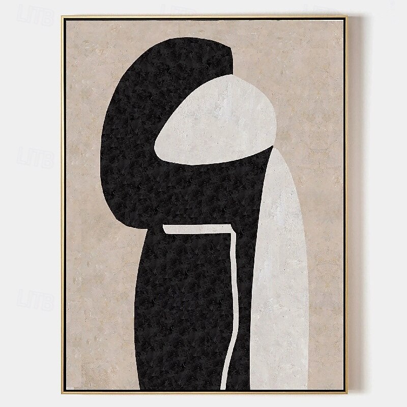 Hand Painted Abstract Black Paintings Hand Painted Abstract Black Paintings On Canvas Rich Textured Acrylic Painting Modern Wall Art Hand Painted Artwork for Living Room Wall Decor