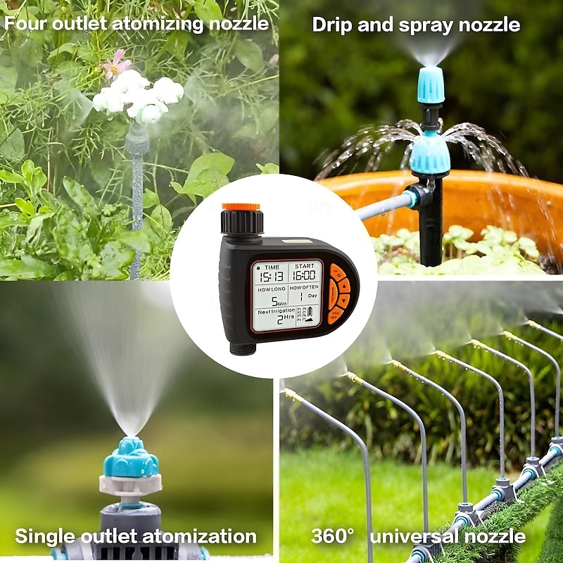 Intelligent LCD Screen Garden Irrigation Control Device Auto Water Saving Irrigation Controller Outdoor Digital Plant Watering Timer3