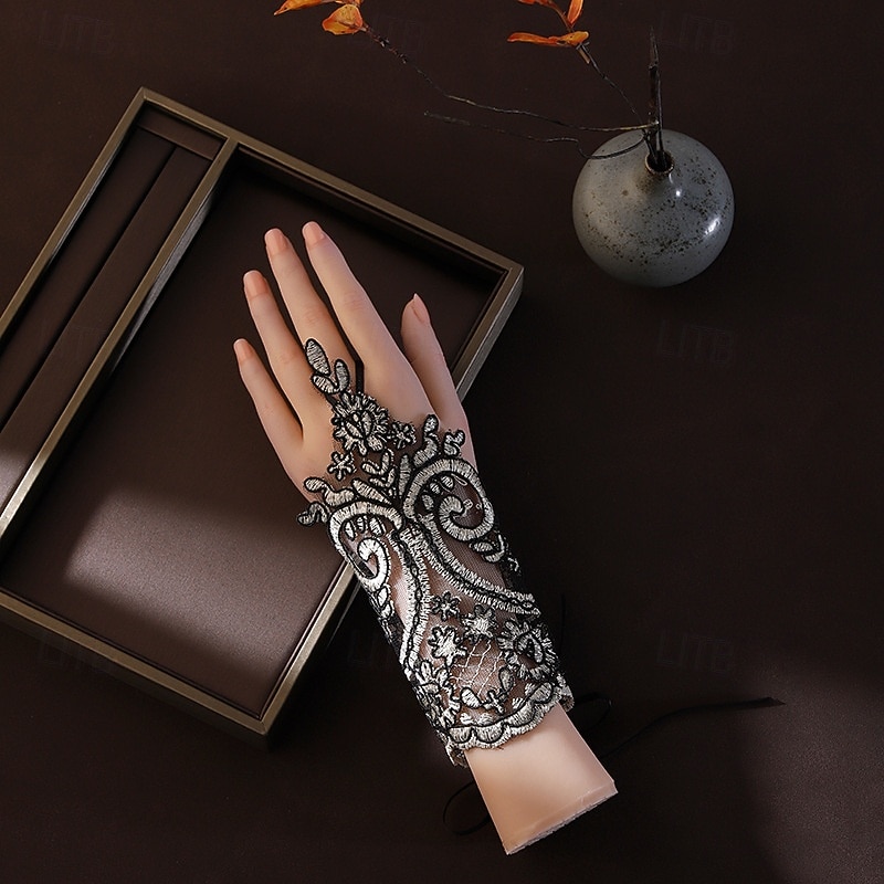 Bracelet Wrist Cuffs Gloves Punk & Gothic Steampunk Lace For Cosplay Halloween Carnival Women's Costume Jewelry Fashion Jewelry