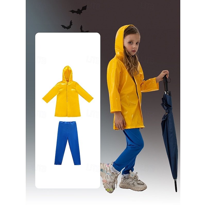Coraline Cosplay Cosplay Costume Outfits Cosplay Movie Cosplay for Girls' Kid's Masquerade World Book Day Performance Masquerade4