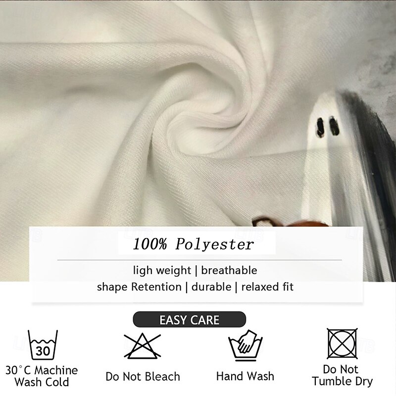 Halloween Men's Pumpkin Reaper Boo T Shirt Henley Shirt Short Sleeve T shirt 3D Print Henley Shirt Designer Retro Vintage Street Casual Daily Khaki Summer Spring Clothing Apparel S M L XL XXL XXXL3