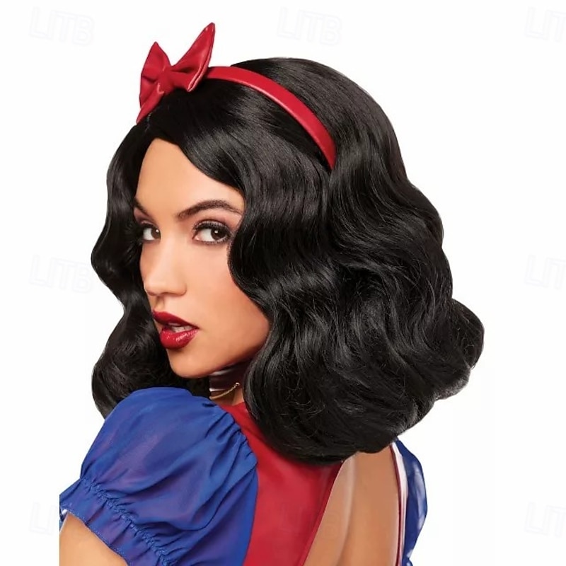 Snow White Wig - Princess Halloween Cosplay Party Wigs2