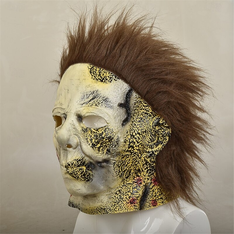 Michael Myers Killer Halloween Mask Full Head Halloween Scary Costume Adults' Men's Halloween Carnival Performance Party Easy Halloween Costumes Dress Up3