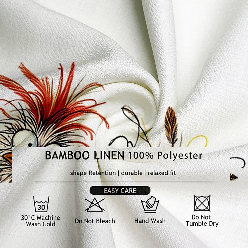 Men's Rooster Beach Shirt Button Up Shirt Long Sleeve Hawaiian Casual Vacation Daily Fall Winter Spring & Summer Collared Shirts 3D Print Light Blue Violet Black White Yellow3